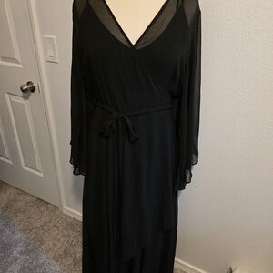 City Chic Black High Low Dress